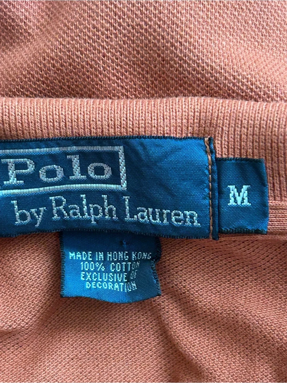 Polo Ralph Lauren Short Sleeve Burnt Orange Cotton Polo